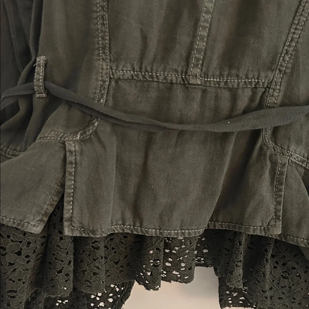 Free People Dark Green Utility Jacket - Picture 6 of 8